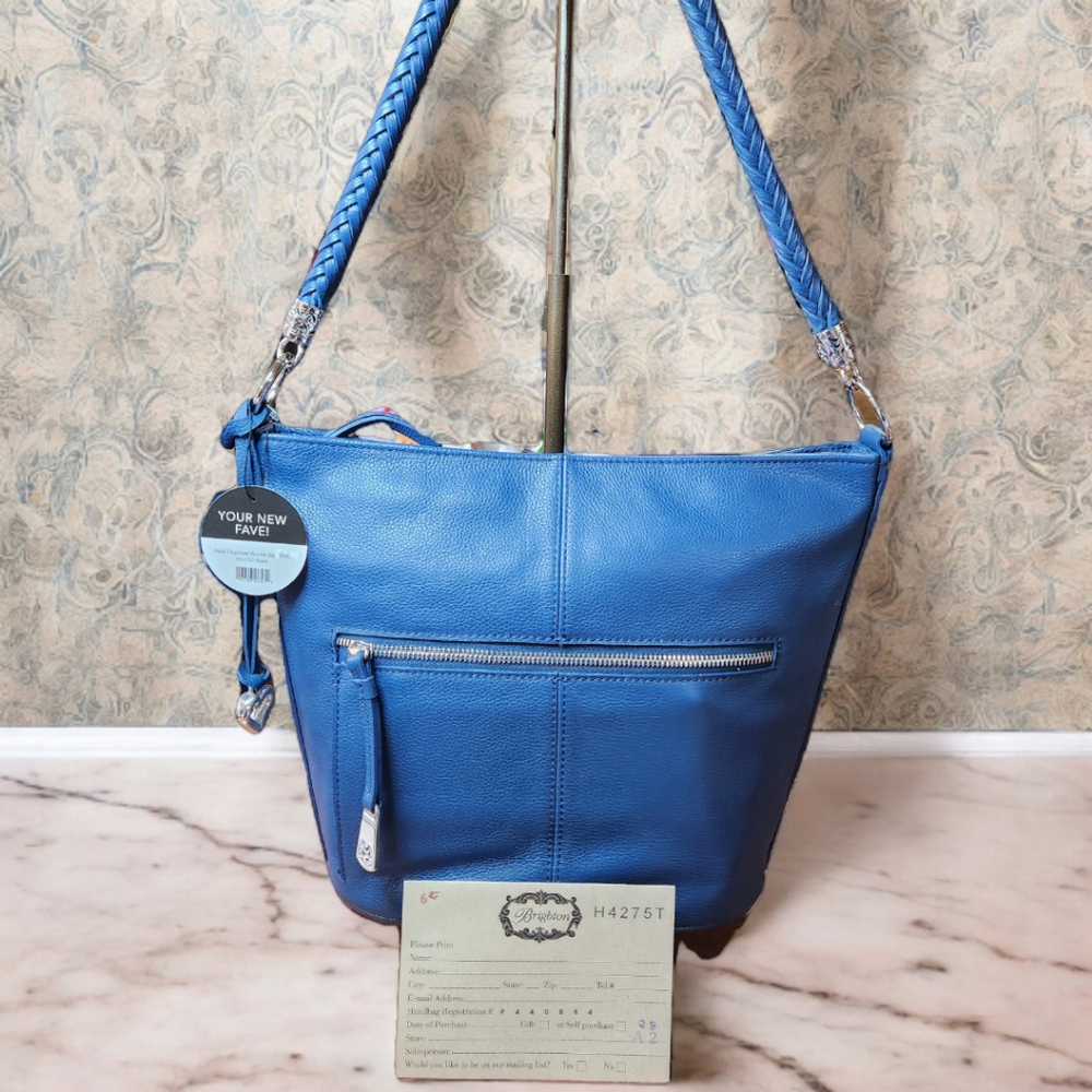 **Brighton Your Bag Beck Atlantic handbag NWT and Registration card - Picture 3 of 11